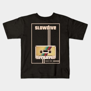 Slowdive Music Retro Cassette Tape Kids T-Shirt